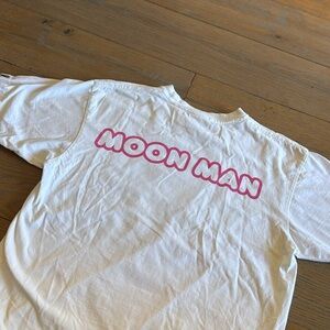 BAPE x Kid Cudi College Moon Man Tee 'White' tee
